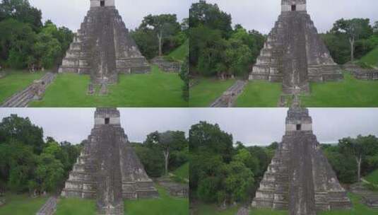 危地马拉蒂卡尔金字塔高清在线视频素材下载