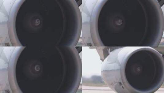 飞机发动机高清在线视频素材下载
