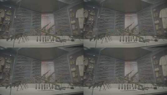 抗美援朝纪念馆内LOG高清在线视频素材下载