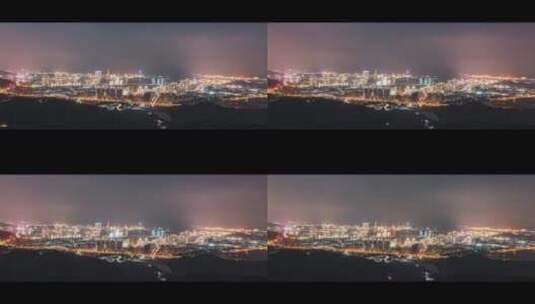 4k厦门城市夜景延时高清在线视频素材下载