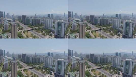 深圳市滨河新洲立交桥的白天高清在线视频素材下载