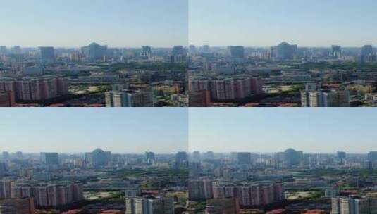 航拍湖北武汉高楼建筑高清在线视频素材下载