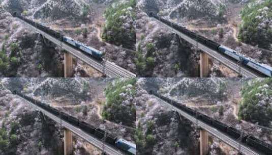 铁路运输 货运火车高清在线视频素材下载
