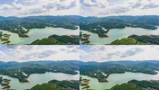 湖南衡阳天堂湖自然风光延时摄影4k高清在线视频素材下载