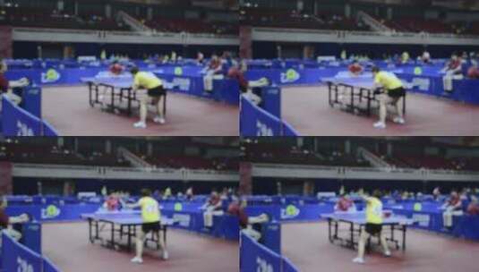 乒乓球比赛高清在线视频素材下载
