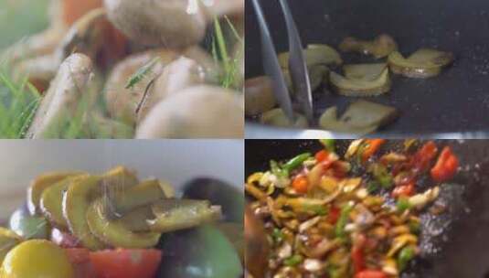 烹饪蘑菇菌子宴 合集高清在线视频素材下载