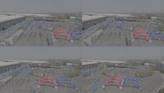 新国际博览中心高清在线视频素材下载