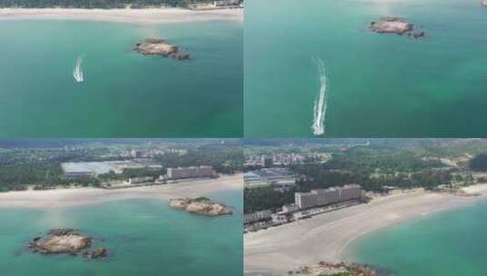 惠东双月湾高清在线视频素材下载