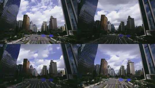 广州城市延时、广州车流延时高清在线视频素材下载