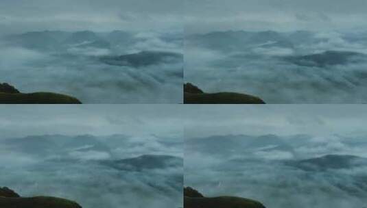 山 自然 云层高清在线视频素材下载