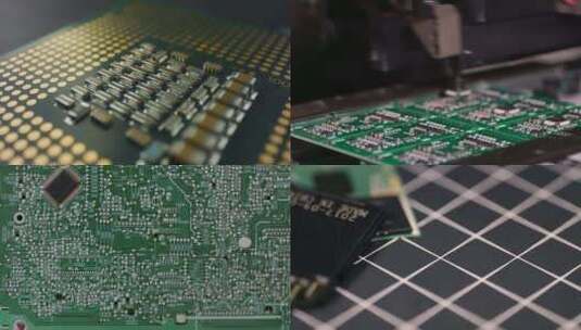 【合集】芯片电路板组件高清在线视频素材下载
