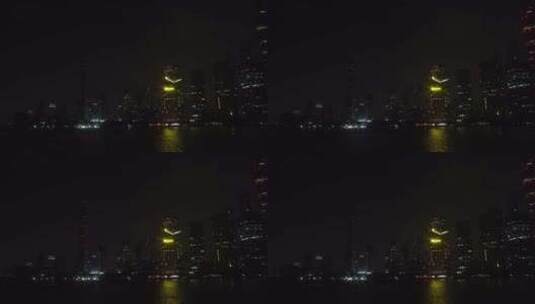 东方明珠 城市CBD 黄浦江 夜上海高清在线视频素材下载