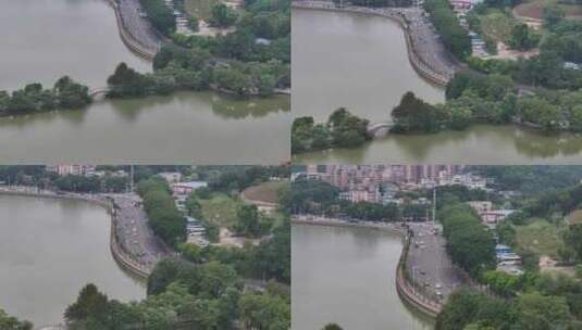 惠州西湖风景名胜区鹤洲高清在线视频素材下载