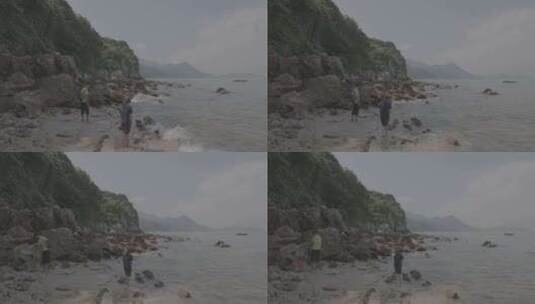 深圳杨梅坑log灰片高清在线视频素材下载