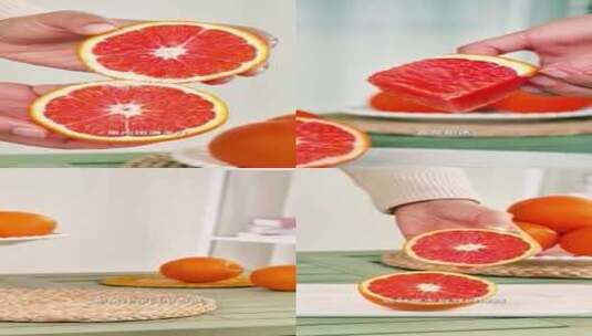 新鲜血橙高清在线视频素材下载