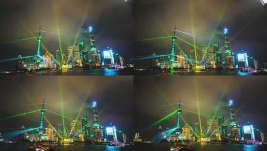上海灯光秀高清在线视频素材下载