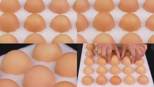 新鲜鸡蛋高清在线视频素材下载