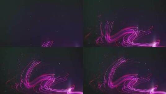 紫色粒子线条动态背景高清在线视频素材下载