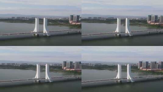惠州合生大桥航拍高清在线视频素材下载