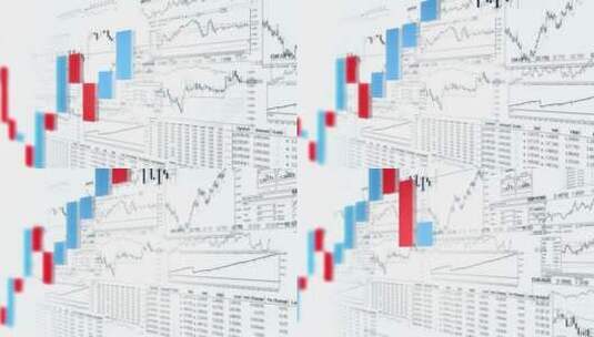 金融股票K线指数证券市场交易曲线89高清在线视频素材下载