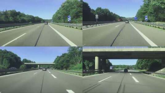 高速公路车流 (2)高清在线视频素材下载