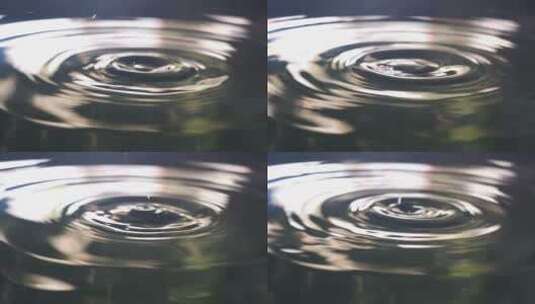 水滴水珠水花4K升格漫动作实拍视频高清在线视频素材下载