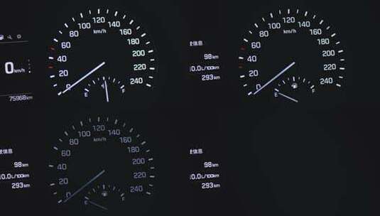 【正版素材】发动机转速表高清在线视频素材下载