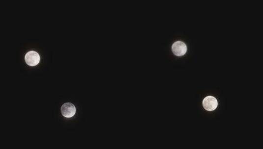 中秋月亮月球满月移动延时高清在线视频素材下载