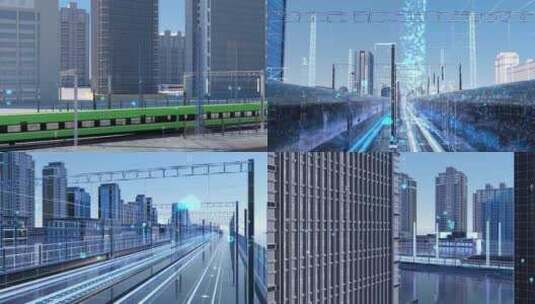 高速列车 科技列车高清在线视频素材下载