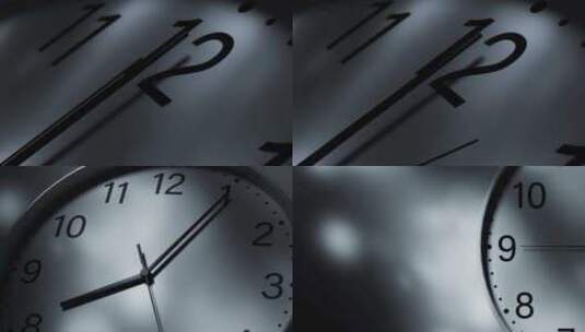 时钟实拍-意境光影高清在线视频素材下载