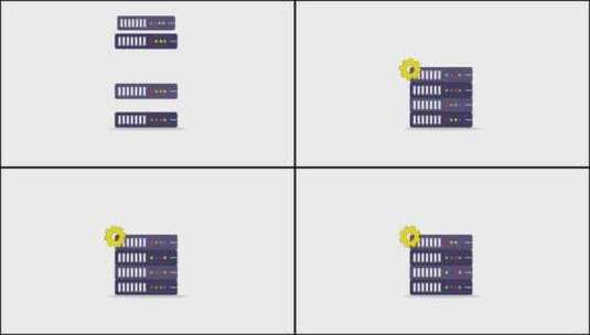 4K数据服务器更新概念动画视频高清在线视频素材下载