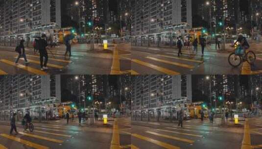 香港城市街景高清在线视频素材下载