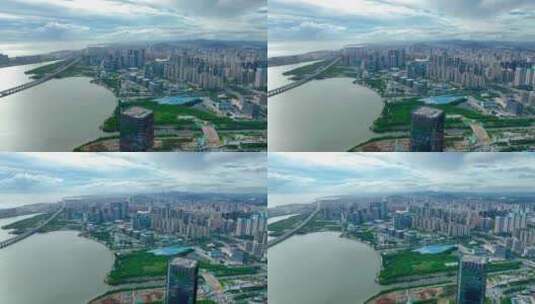 4K航拍深圳前海大湾区高清在线视频素材下载