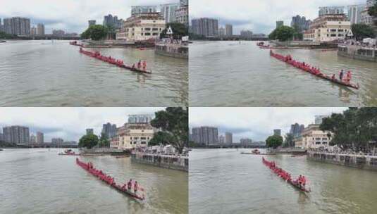 中国广东省广州市荔湾区荔湾湖招景高清在线视频素材下载