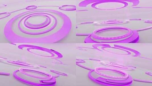 干净的未来哈德紫色背景高清在线视频素材下载