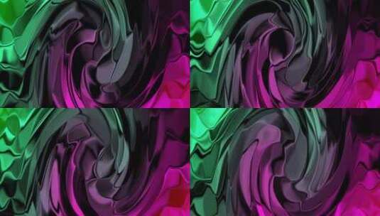 抽象彩色光泽波浪背景。抽象液体波浪背景。高清在线视频素材下载