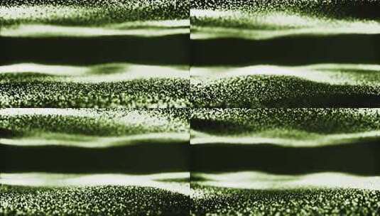 抽象波粒子计算机生成3d渲染高清在线视频素材下载