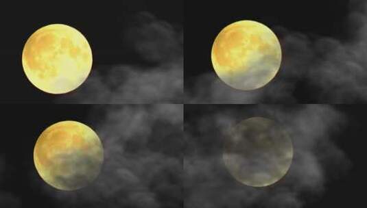 月亮明月月光高清在线视频素材下载