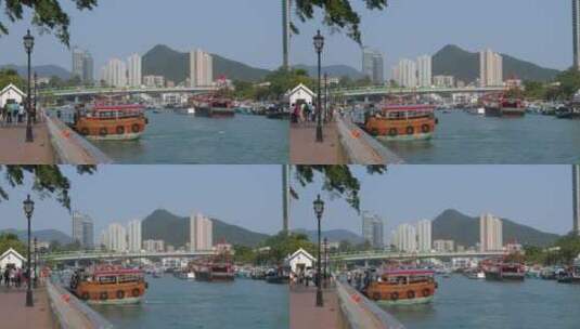 香港港口景观高清在线视频素材下载