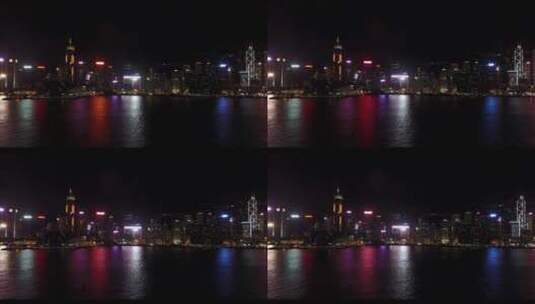 香港维多利亚港夜景15秒高清在线视频素材下载