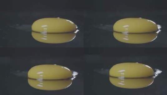 鸡蛋蛋黄蛋清打鸡蛋LOG素材高清在线视频素材下载