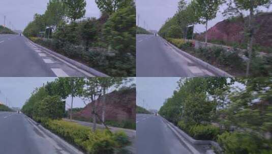 城市道路马路街头景象实拍高清在线视频素材下载