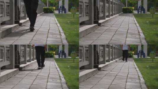 男生脚步高清在线视频素材下载