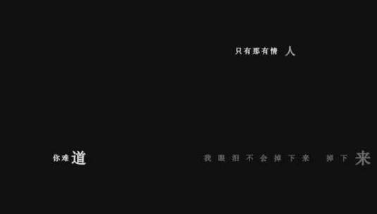 蔡琴-情人的眼泪dxv编码字幕歌词高清在线视频素材下载