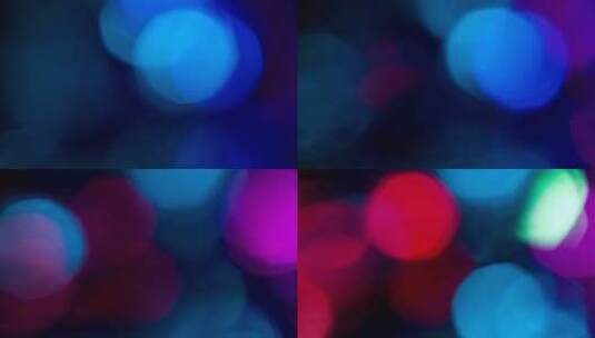 蓝色虚幻光斑动态背景 (3)高清在线视频素材下载