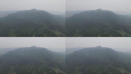 旅游景区湖南靖州飞山4A景区航拍高清在线视频素材下载
