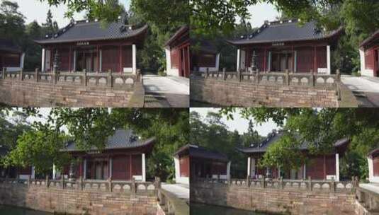 杭州西湖景区岳王庙建筑高清在线视频素材下载