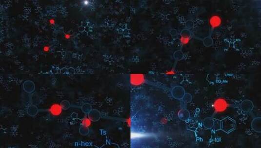 神秘分子运动与高清在线视频素材下载