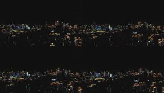 重庆梦幻夜景山城航拍素材4高清在线视频素材下载