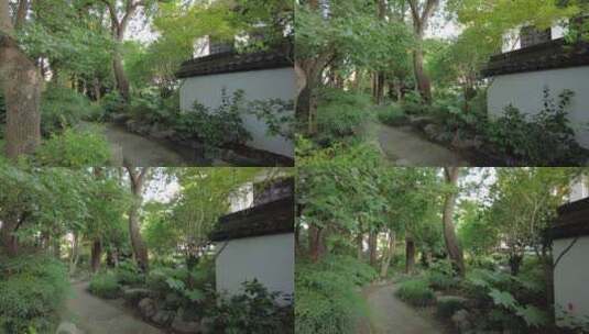 古建筑园林园区空镜实拍高清在线视频素材下载